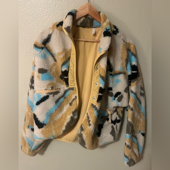 FP MOVEMENT ROCKY RIDGE FLEECE 🩵💛🖤 - Picture 2 of 5